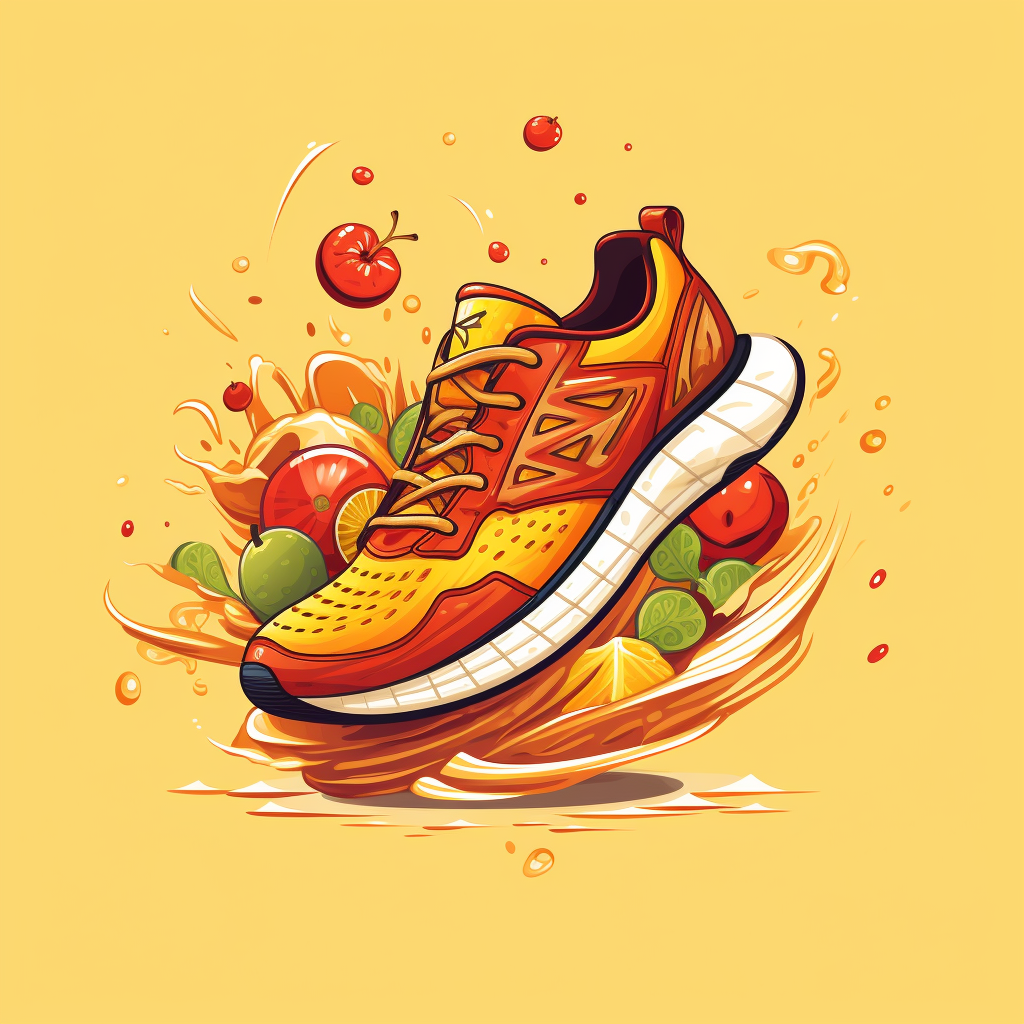 Gourmet Food Running Shoe Image