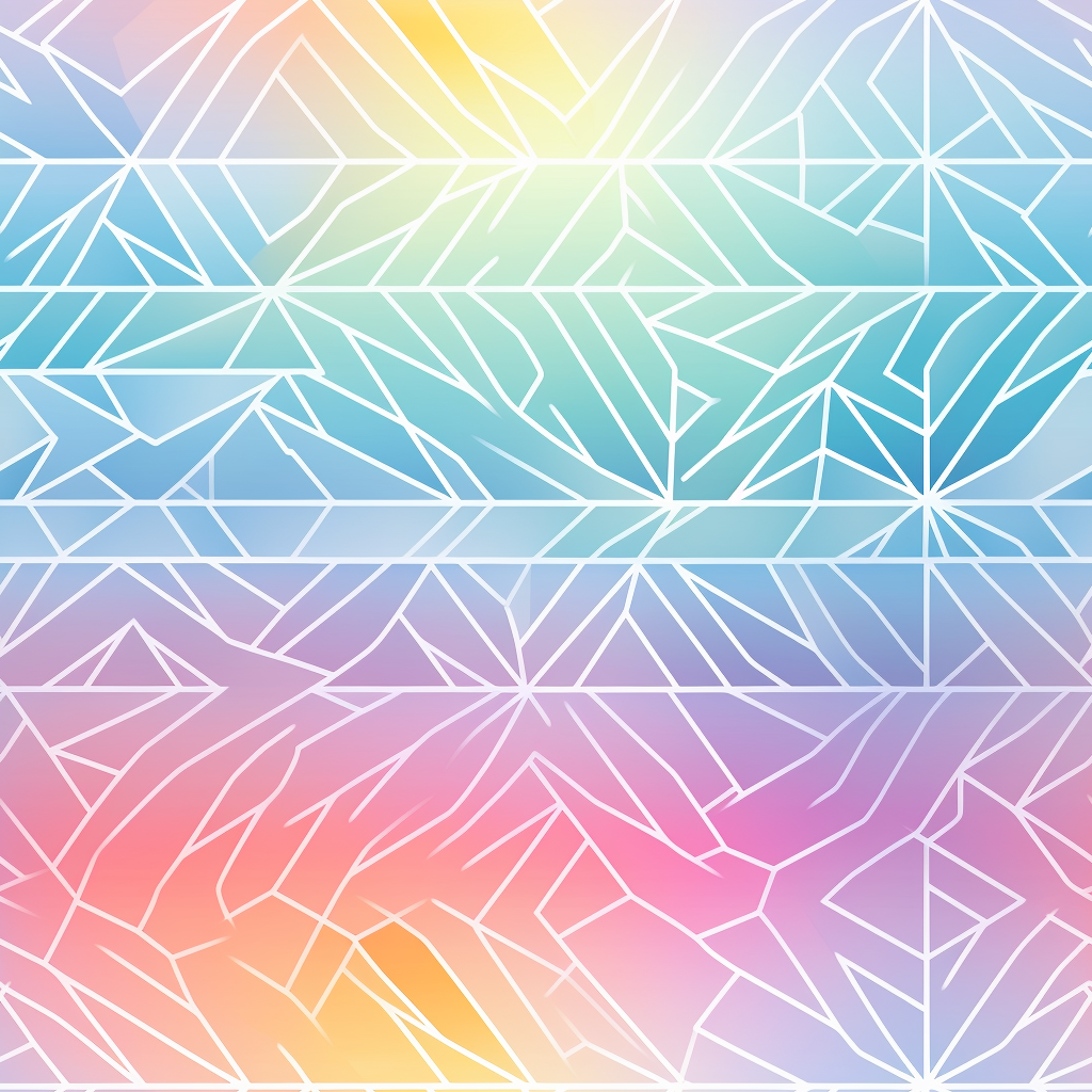 Colorful gradient pattern with white edges