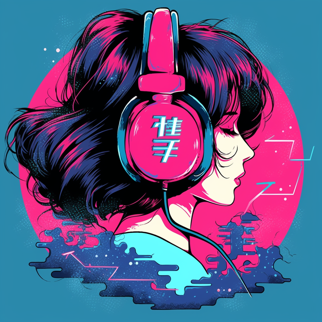 90s Japanese Retrowave Graphic T-Shirt