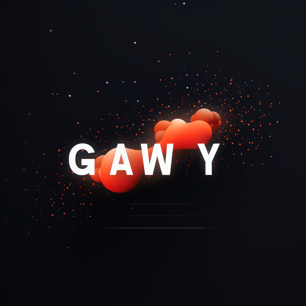 Gravity  Typography with Particles