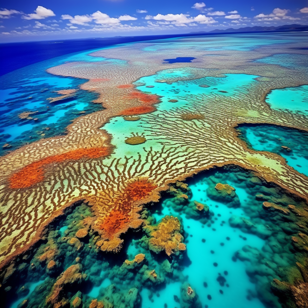 Great Barrier Reef in Multicoloured Profusion