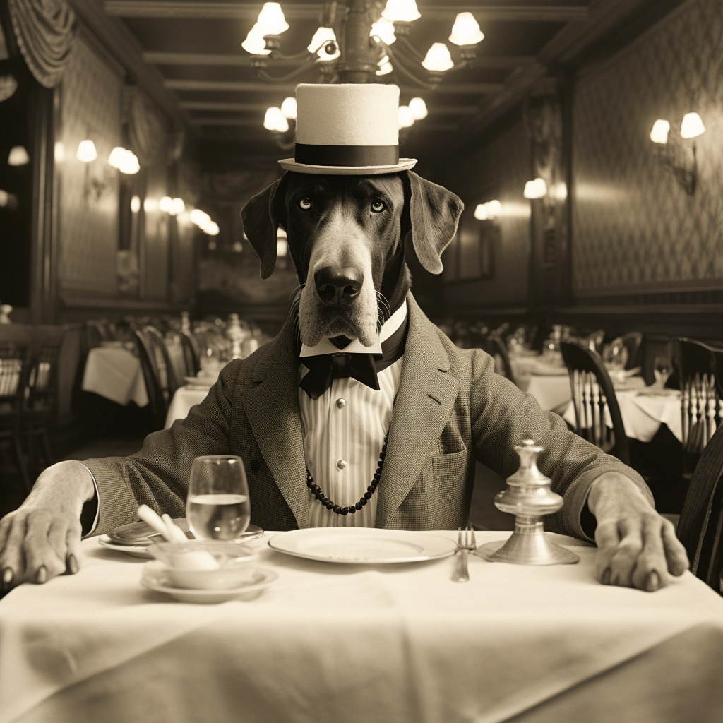 Great Dane Dining at Restaurant