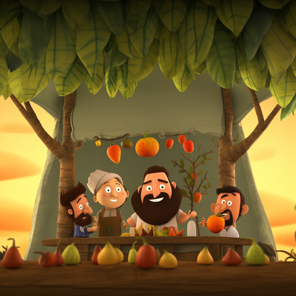 Fun-filled animated Sukkot celebration