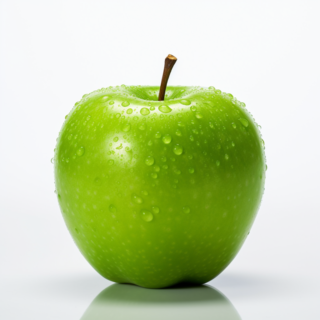 Vibrant and Fresh Green Apple