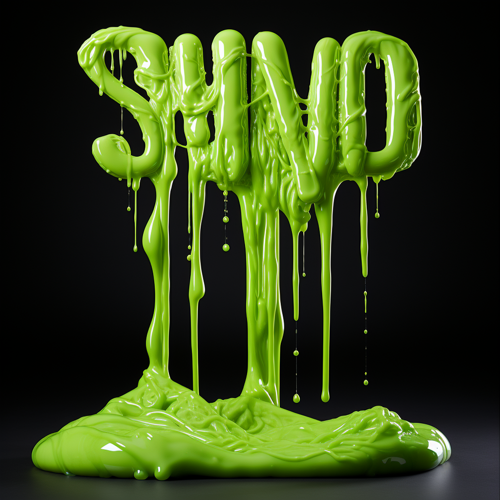 Green slime activity for kids