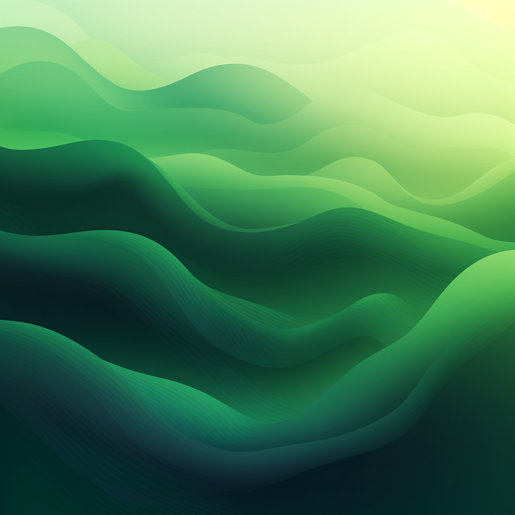 Beautiful green gradients for vibrant designs