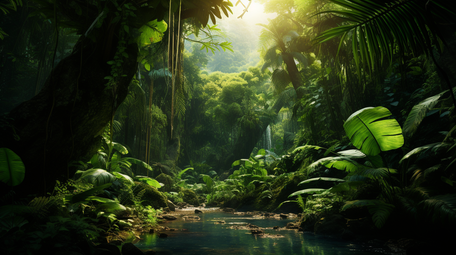 Deep Green Jungle Picture