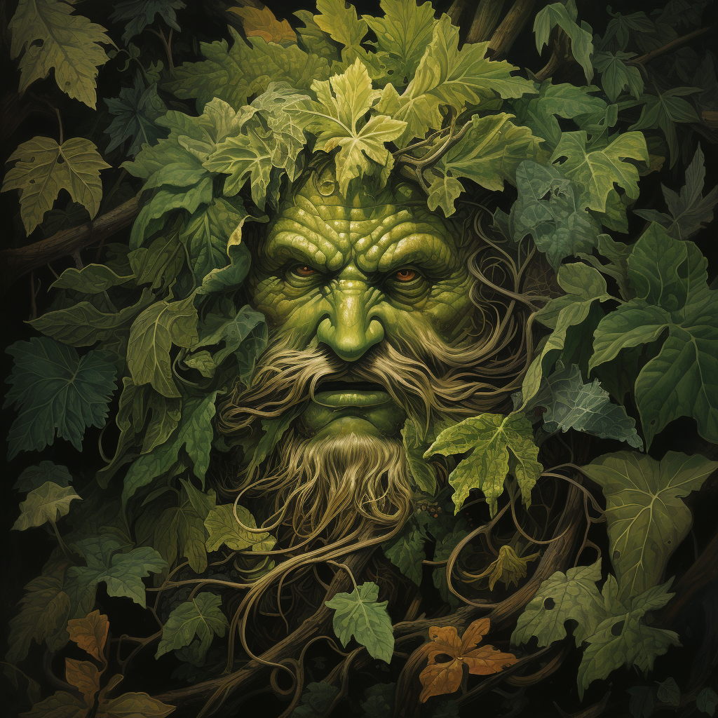 The mythical Green Man revealed in stunning illustration