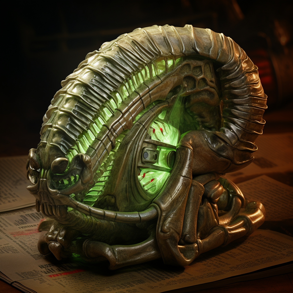 Green Matrix Movie Cypher and Trilobite Fossil  ?