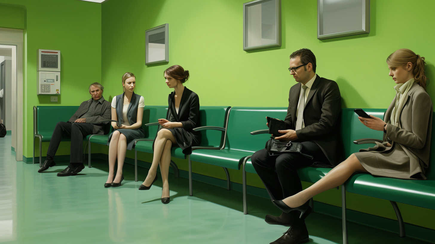 Green Patients Waiting Room NHS