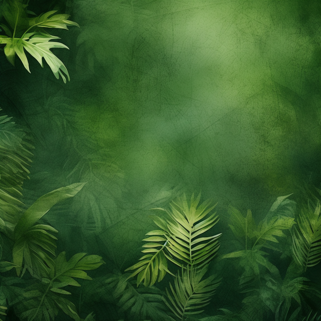 Simple Green Textured Tropical Background