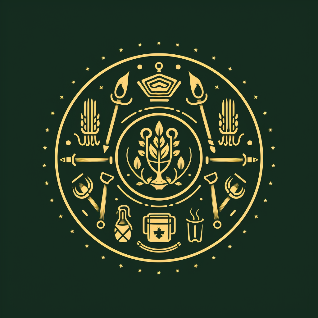 Fire Brigade logo on green background