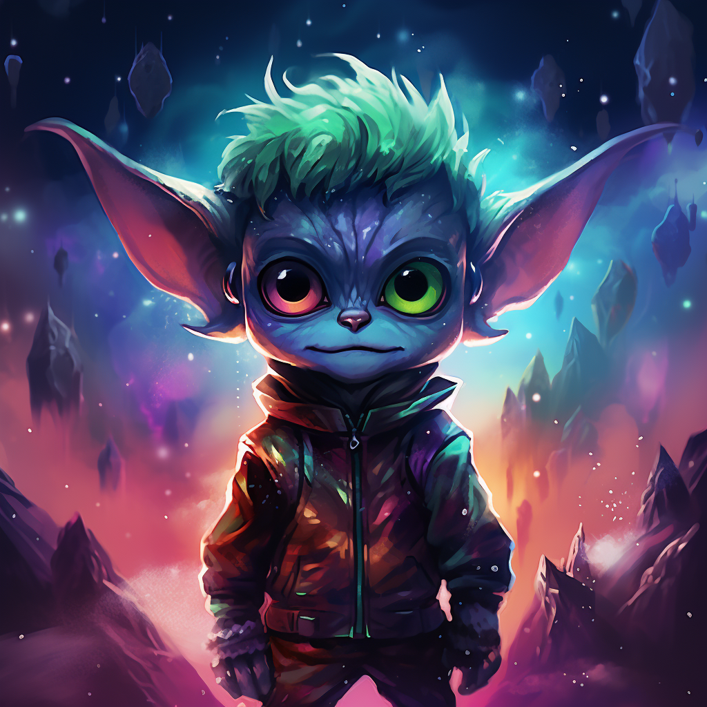 Gremlin Boy Nebula Background