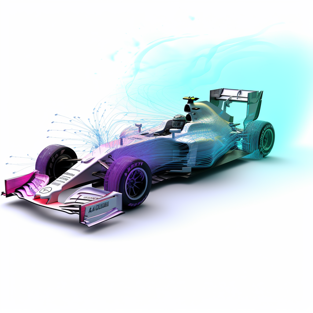 Airflow analysis of FW42 Racing Car