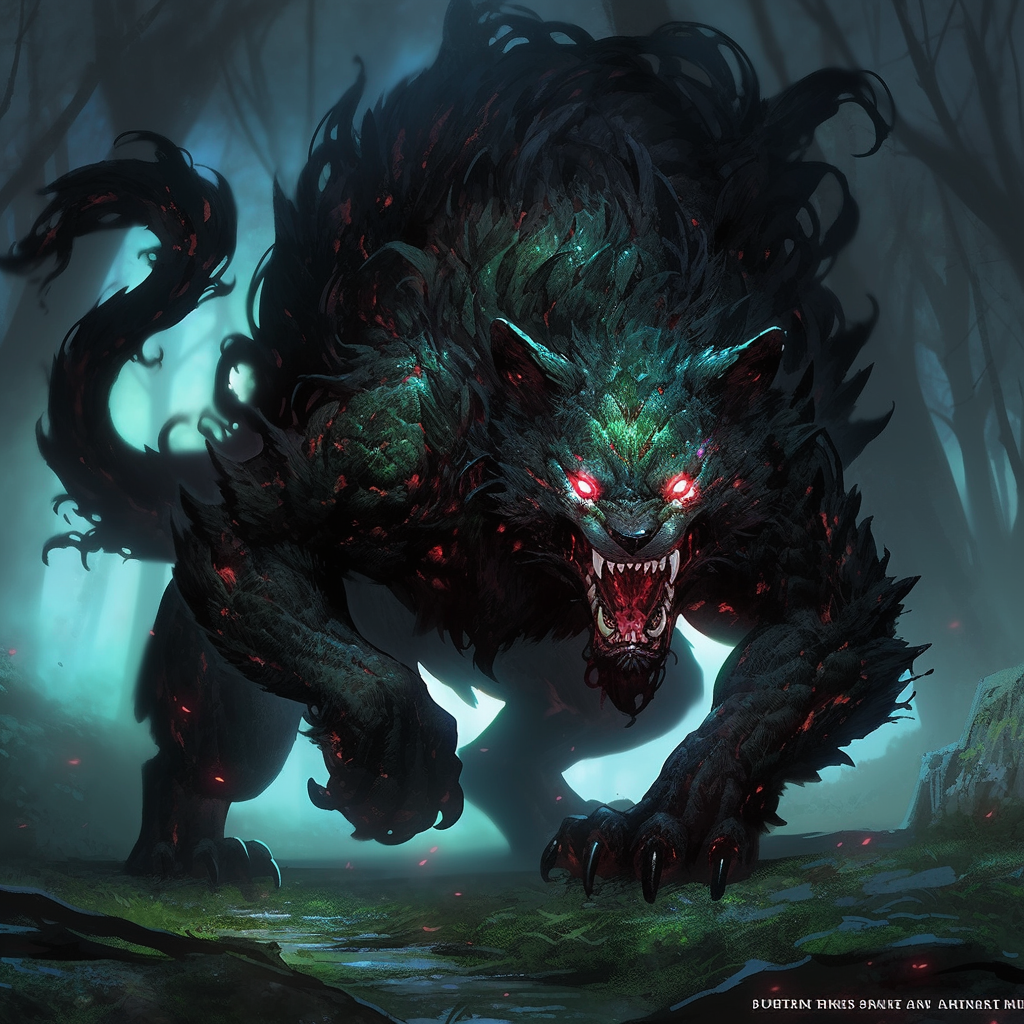 Legendary Ominous Displacer Beast Anime Art