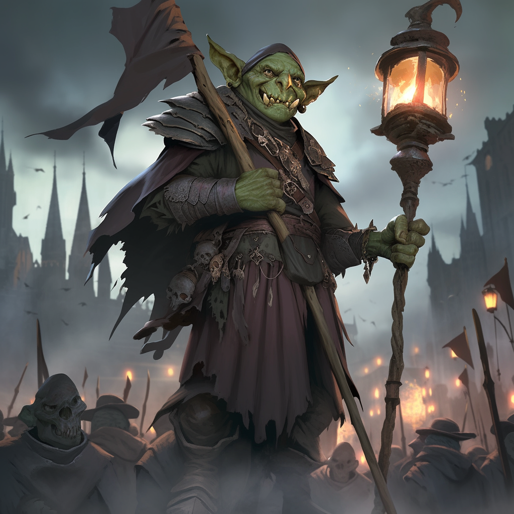 Mystic Imperial Goblin with Enchanted Battle Equipment