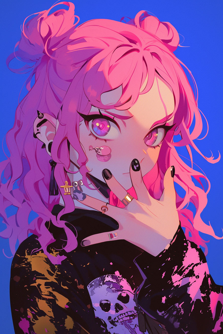 Grimes Anime Cartoon Character Artwork