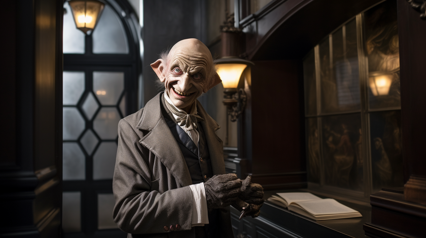 Goblin from Gringotts Wizarding Bank