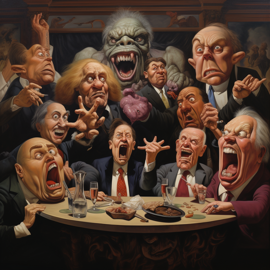 Image of Gross Politicians in Action