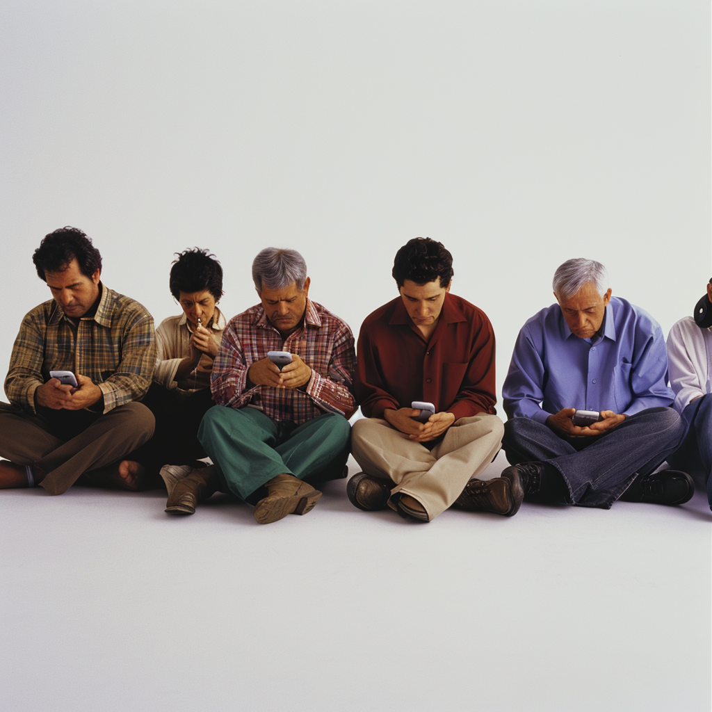 Group with cell phone use and fatigue