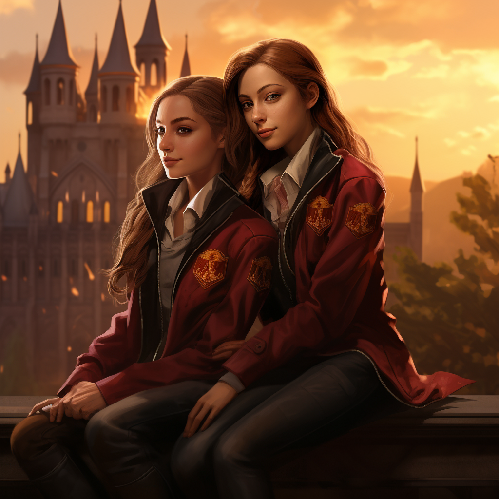 Two Gryffindor Girls at Hogwarts