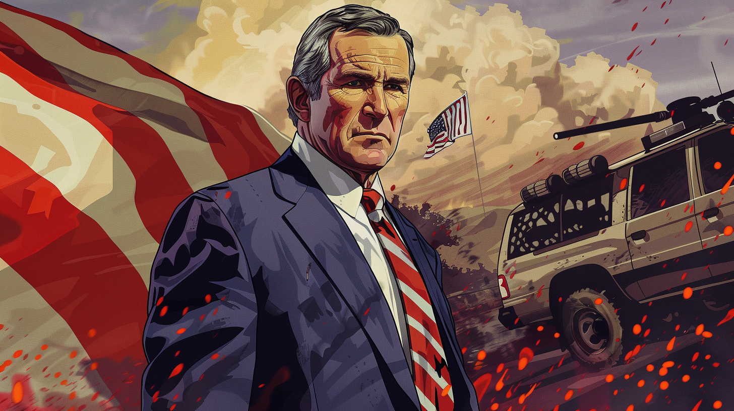 George Bush GTA 5 loading screen