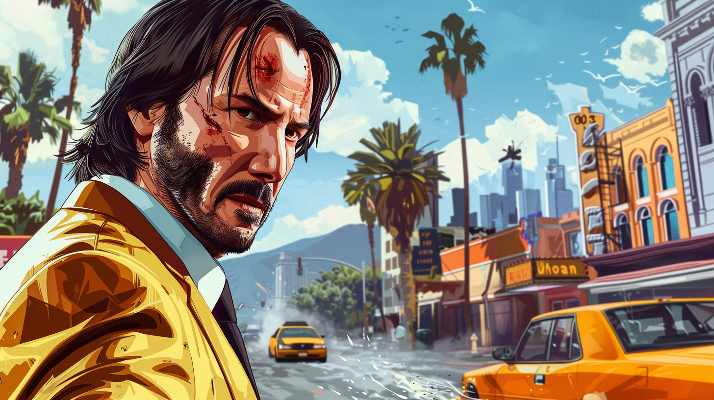 GTA 5 Keanu Reeves Loading