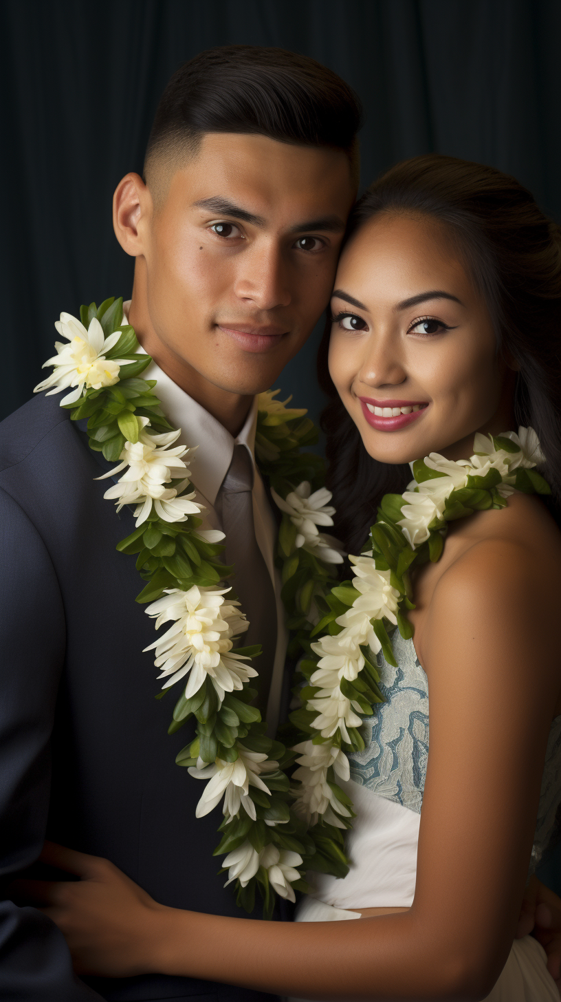 Young couple getting married in Guam