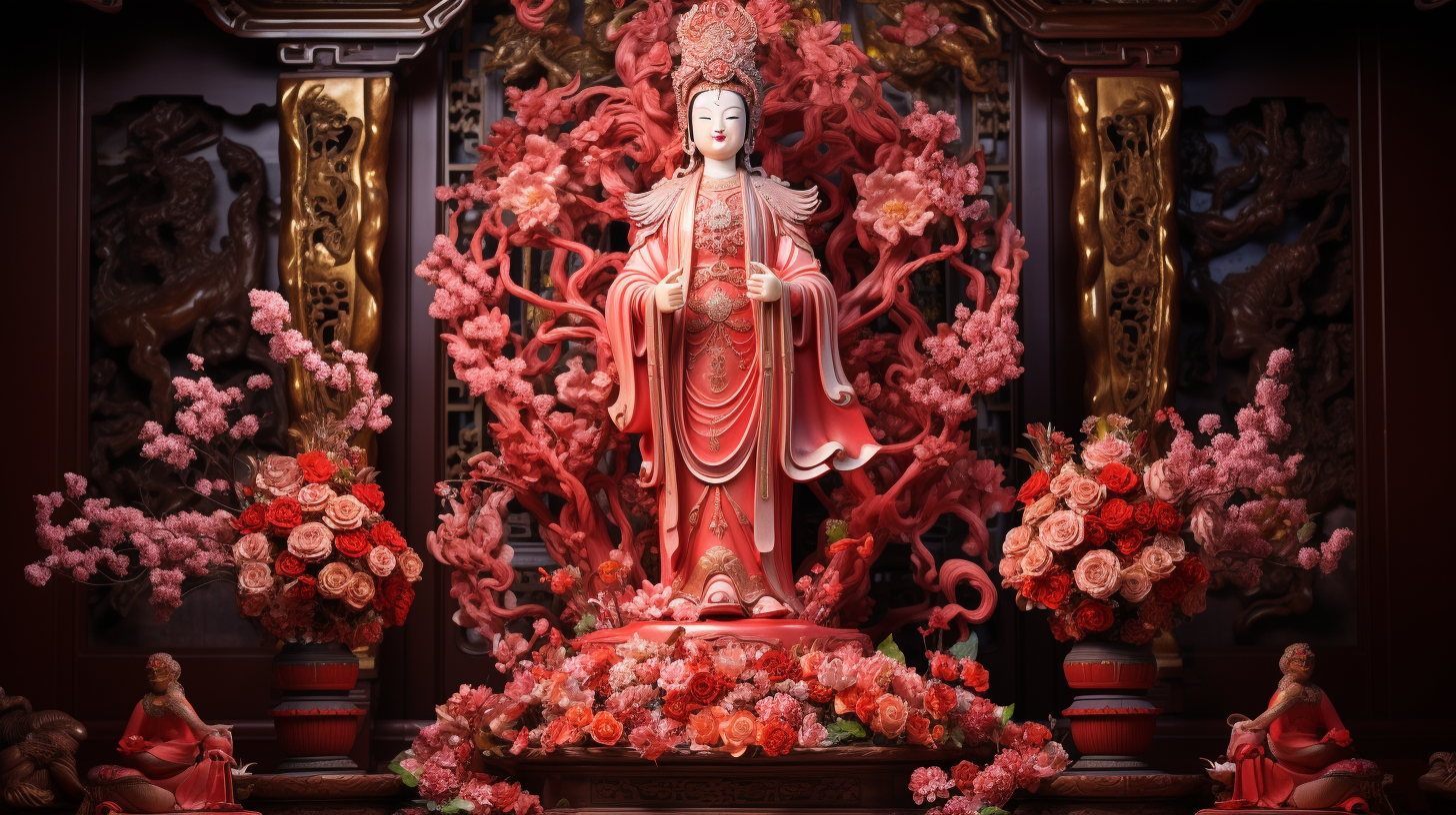 Statue of Guan Yin - Goddess of Mercy and Compassion