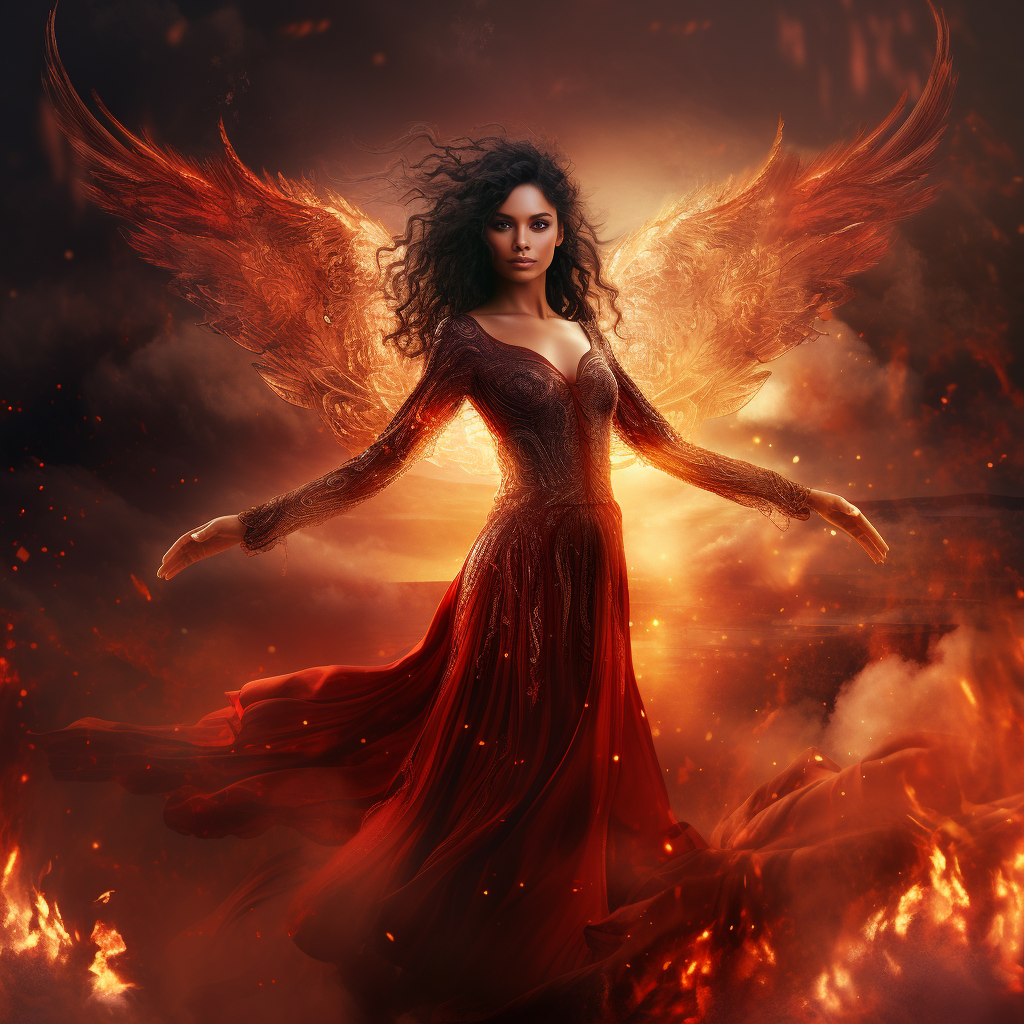 Guardian Angel of Elements of Fire