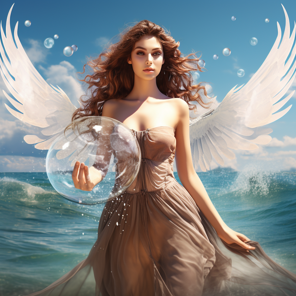 Guardian Angel with Water Elements