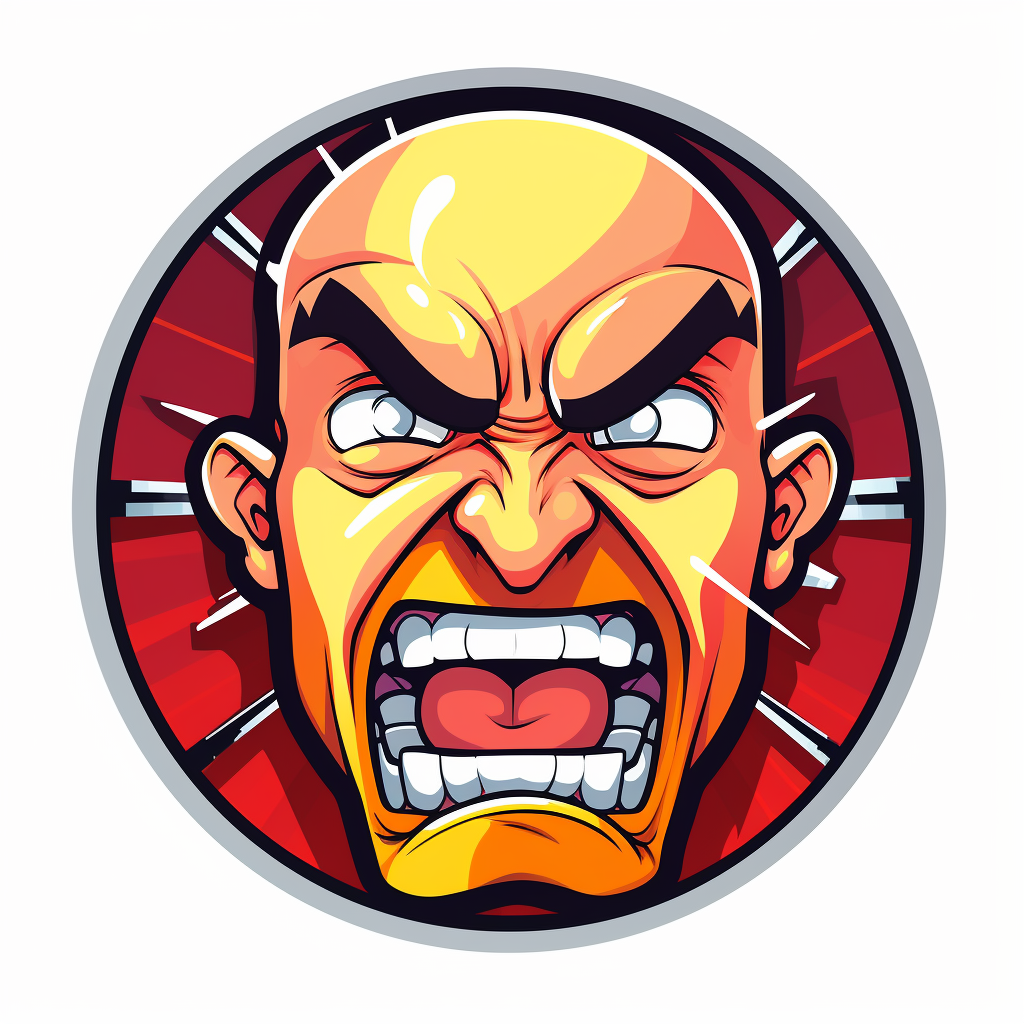 Cartoon-style 343 Guilty Spark sticker