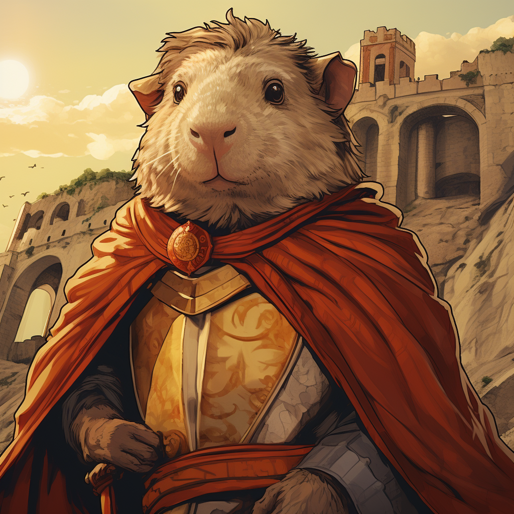 Guinea Pig in Ancient Rome Caesar Dress