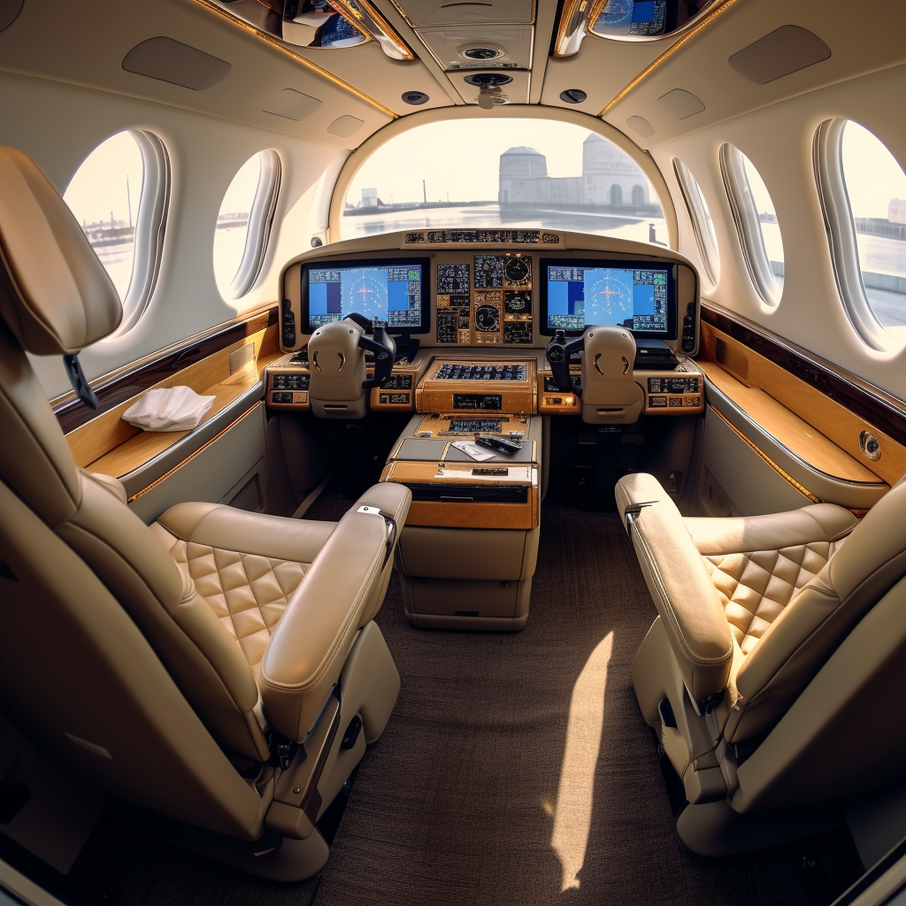 Gulfstream GV Jet Cabin View