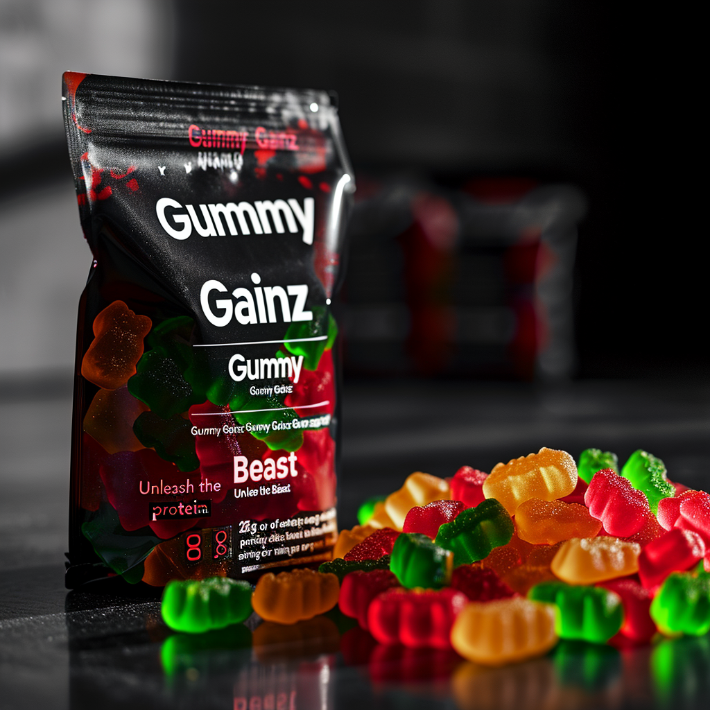 Professional Gummy Gainz packaging image