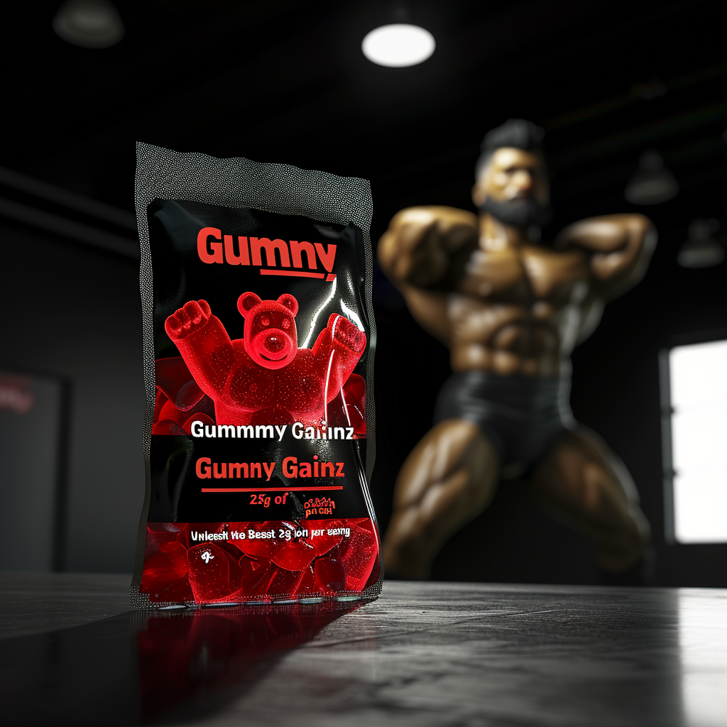 Professional image of Gummy Gainz packaging