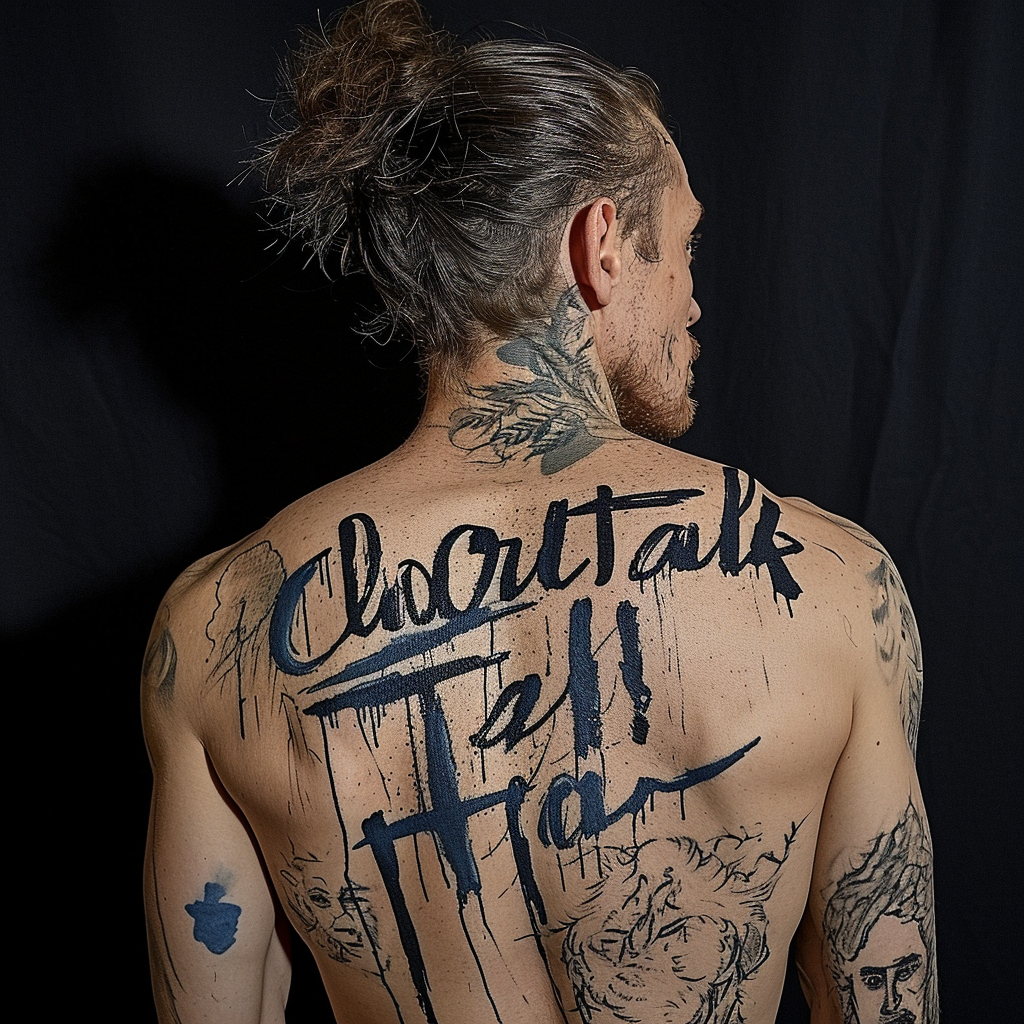 Guy with Tattoo Back CloudTalk