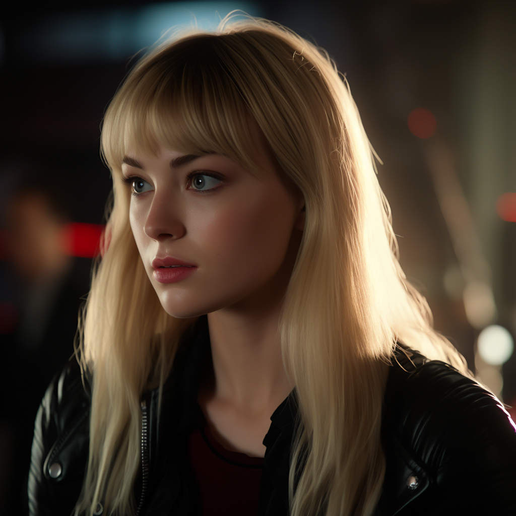 Gwen Stacy in Spider-Woman Suit