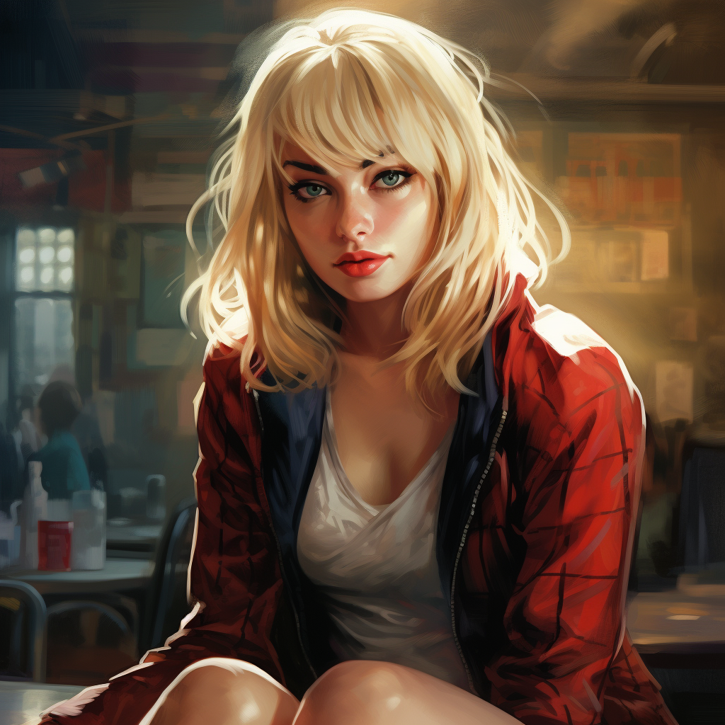 Beautiful Gwen Stacy Art by Julian Totino