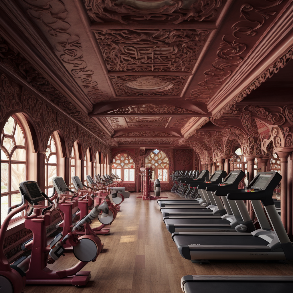 Indian Gym with Cost Effective Interior