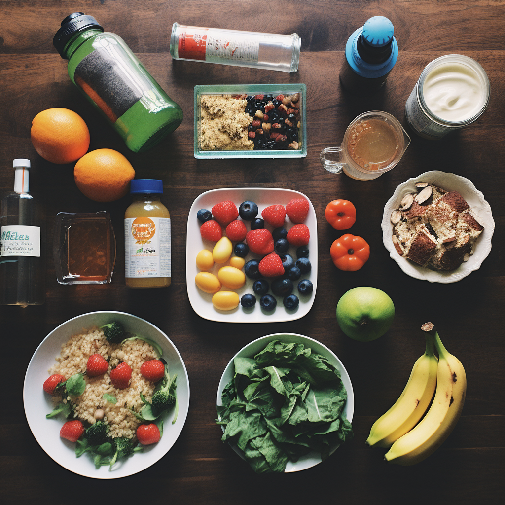 Group enjoying a post-workout brunch