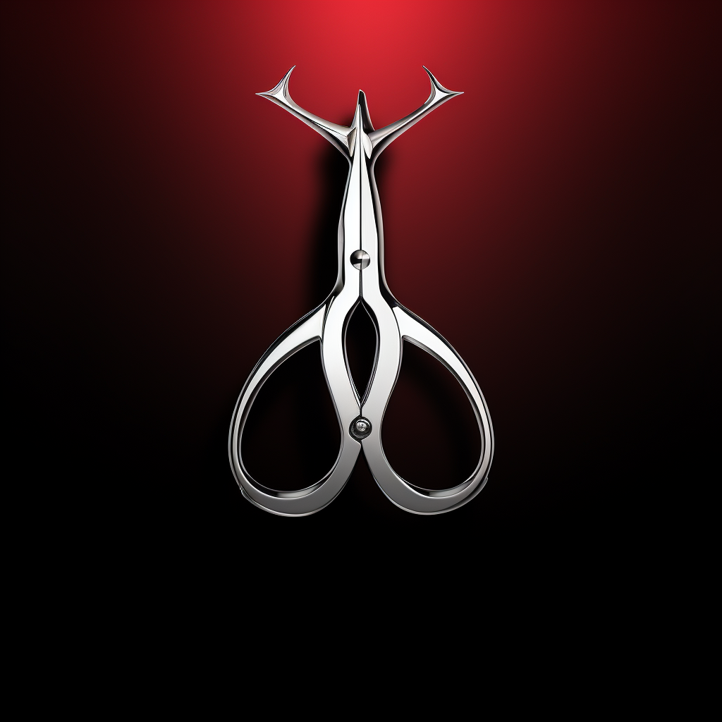 Hairdressing Scissors Logo Design