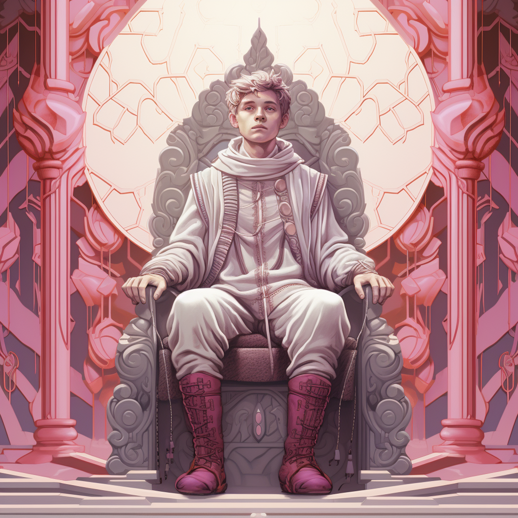 Halfling Priest at Throne