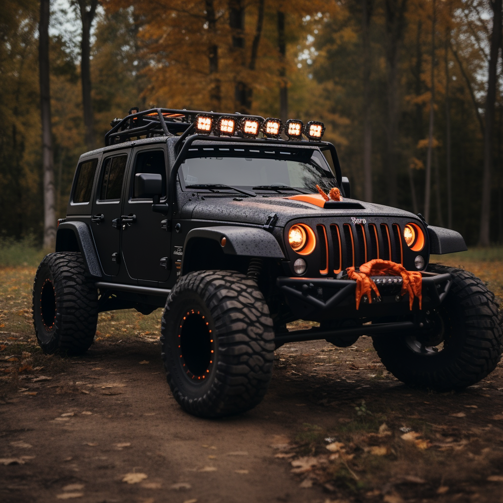 Halloween Jeep Wrangler Picture