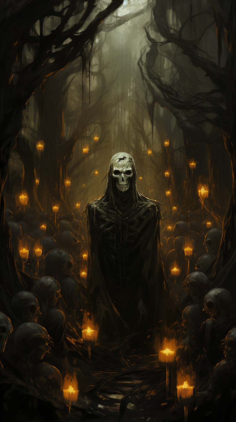 Creepy Halloween scene in Mirkwood