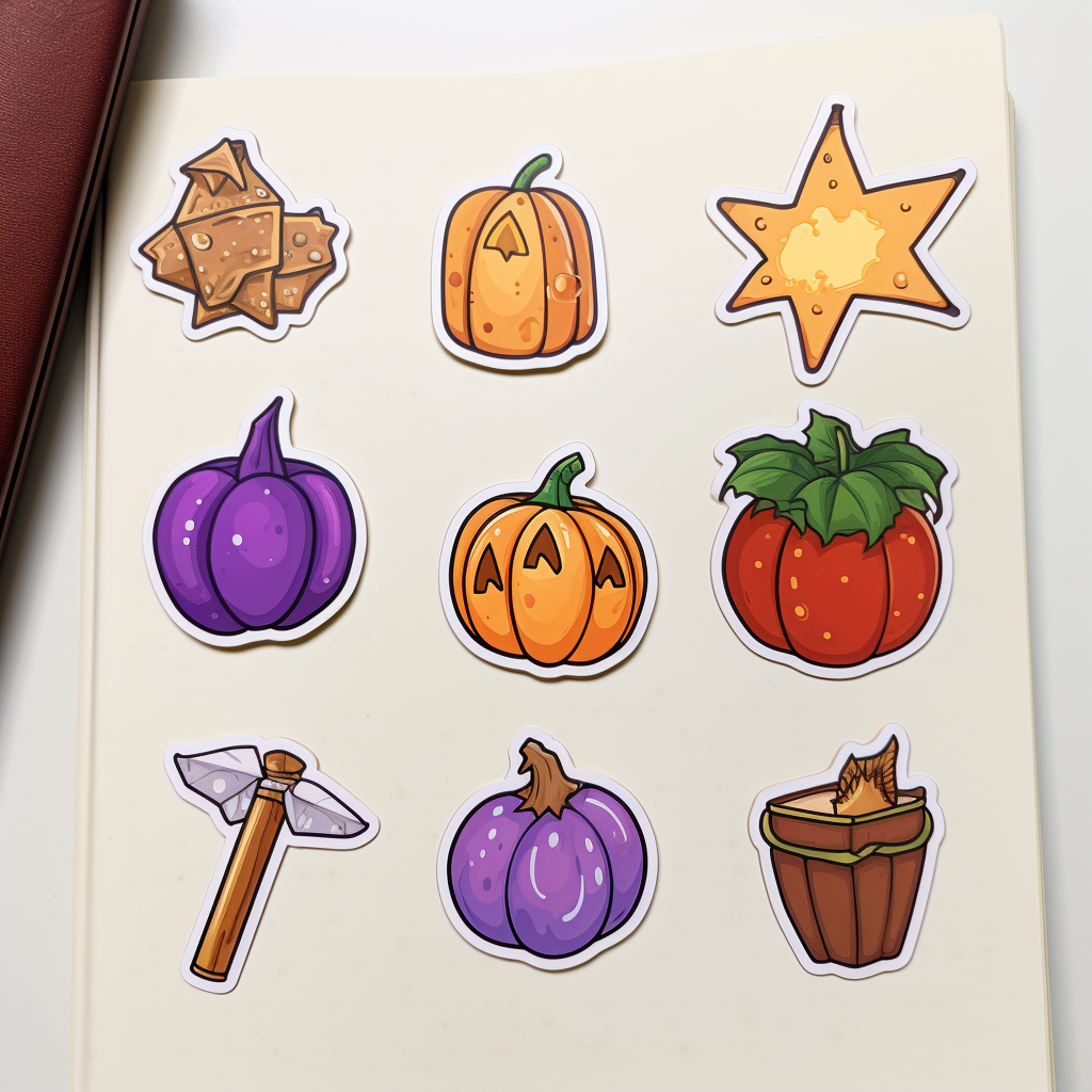 Assorted Halloween Stickers