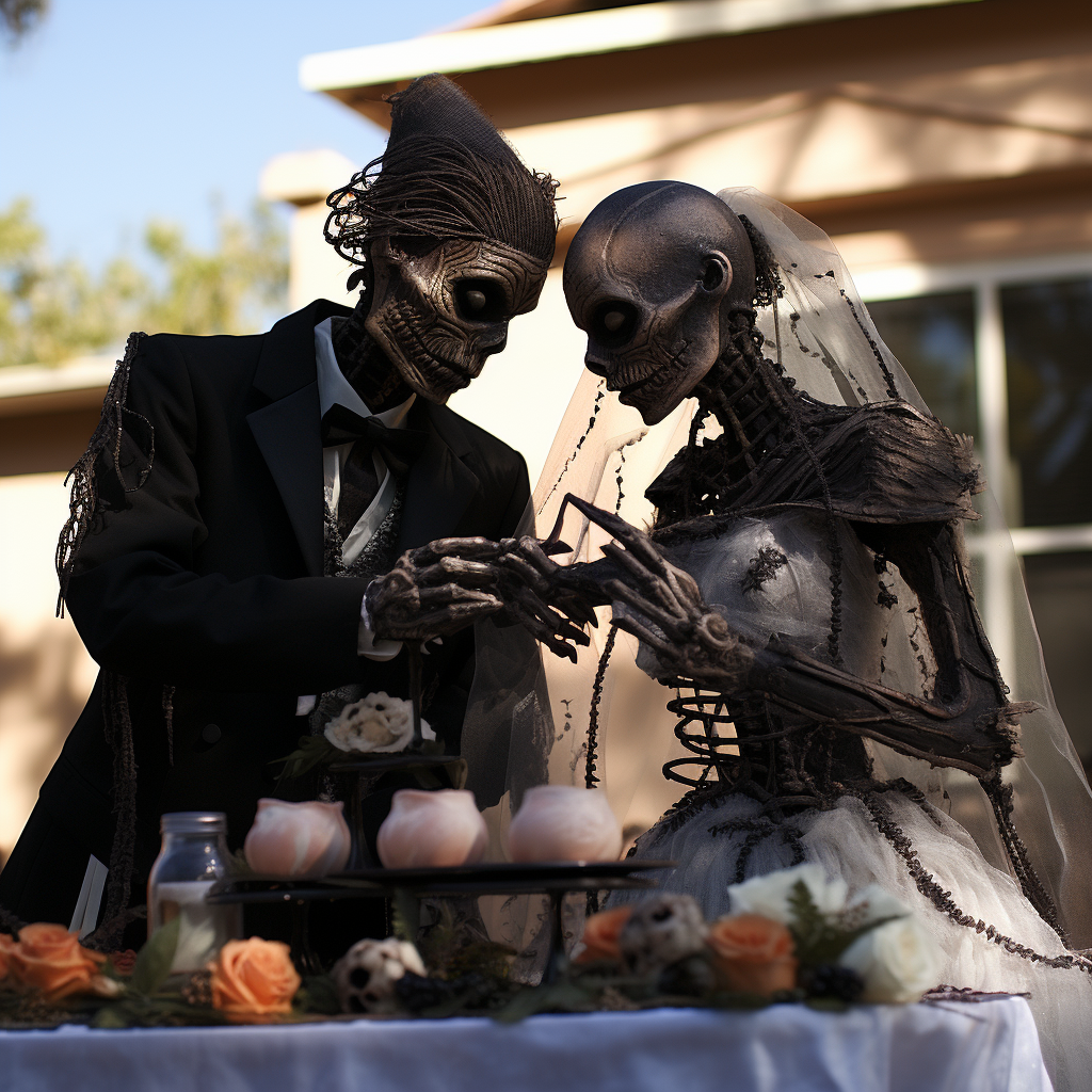 Beautiful Halloween Wedding Decorations