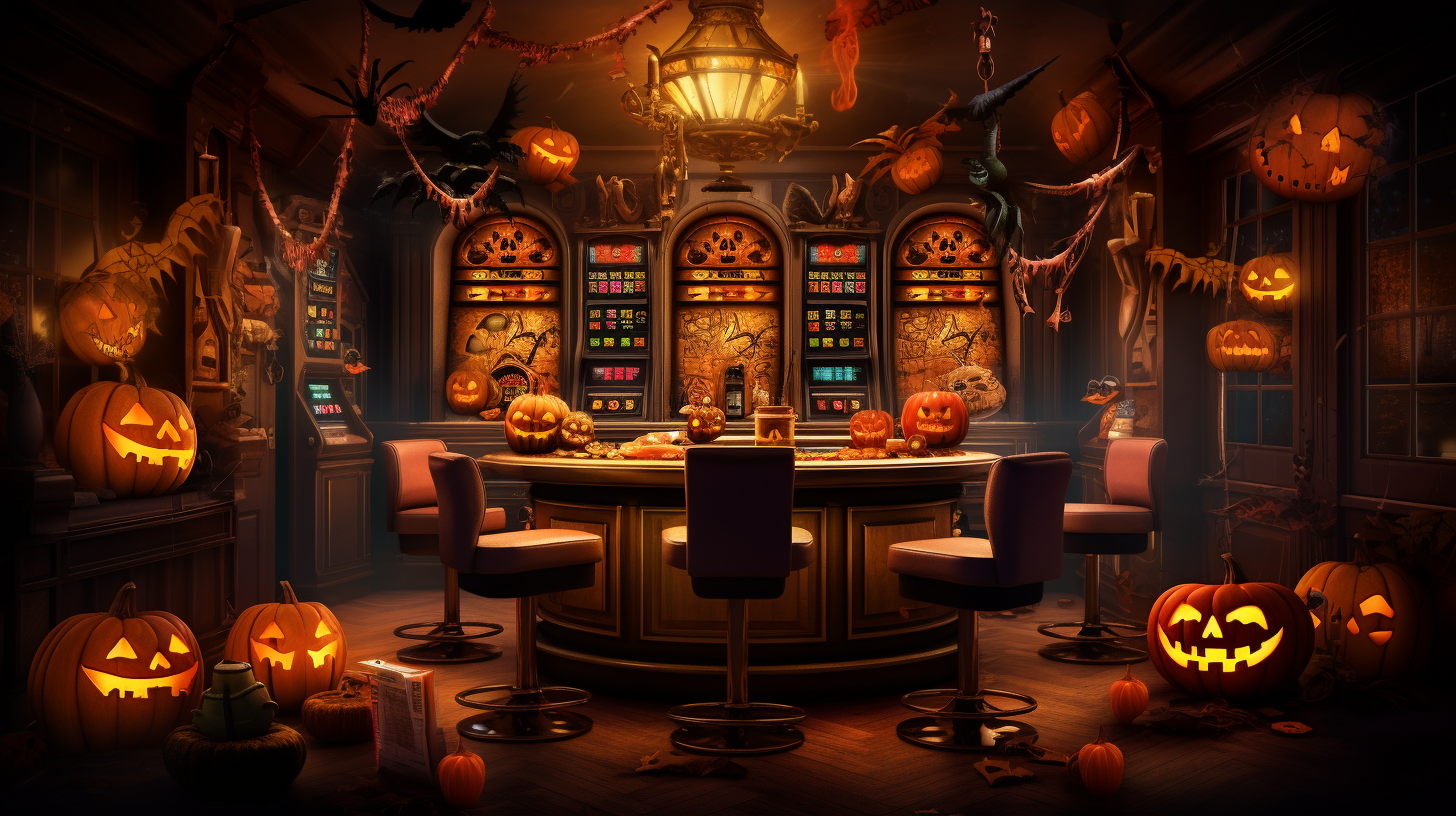 Halloween casino with creepy crawlies