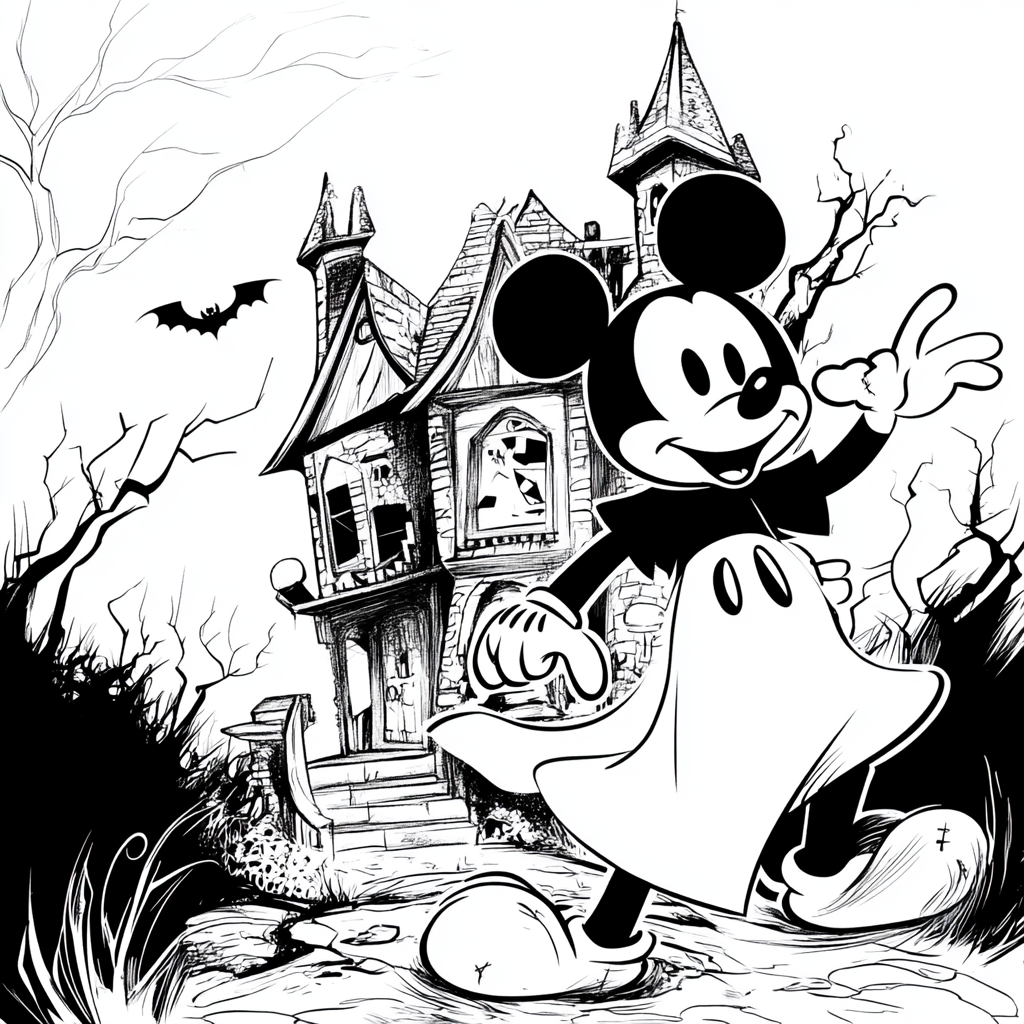 Mickey Mouse Friendly Ghost Haunted House