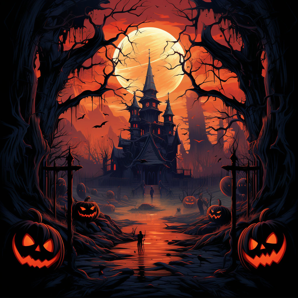 Halloween party poster design inspiration